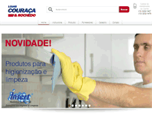 Tablet Screenshot of lojascouraca.com.br